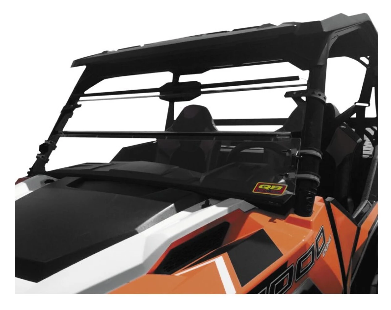 Quad Boss UTV Folding Windshield Polaris Ranger 2011-2014 Clear [Open Box] - Image 6