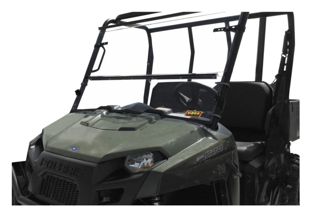Quad Boss UTV Folding Windshield Polaris Ranger 2011-2014 Clear [Open Box] - Image 7